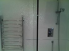 Bathroom 02 - 03 - Bathroom, with Large Format Ceramic Tiles